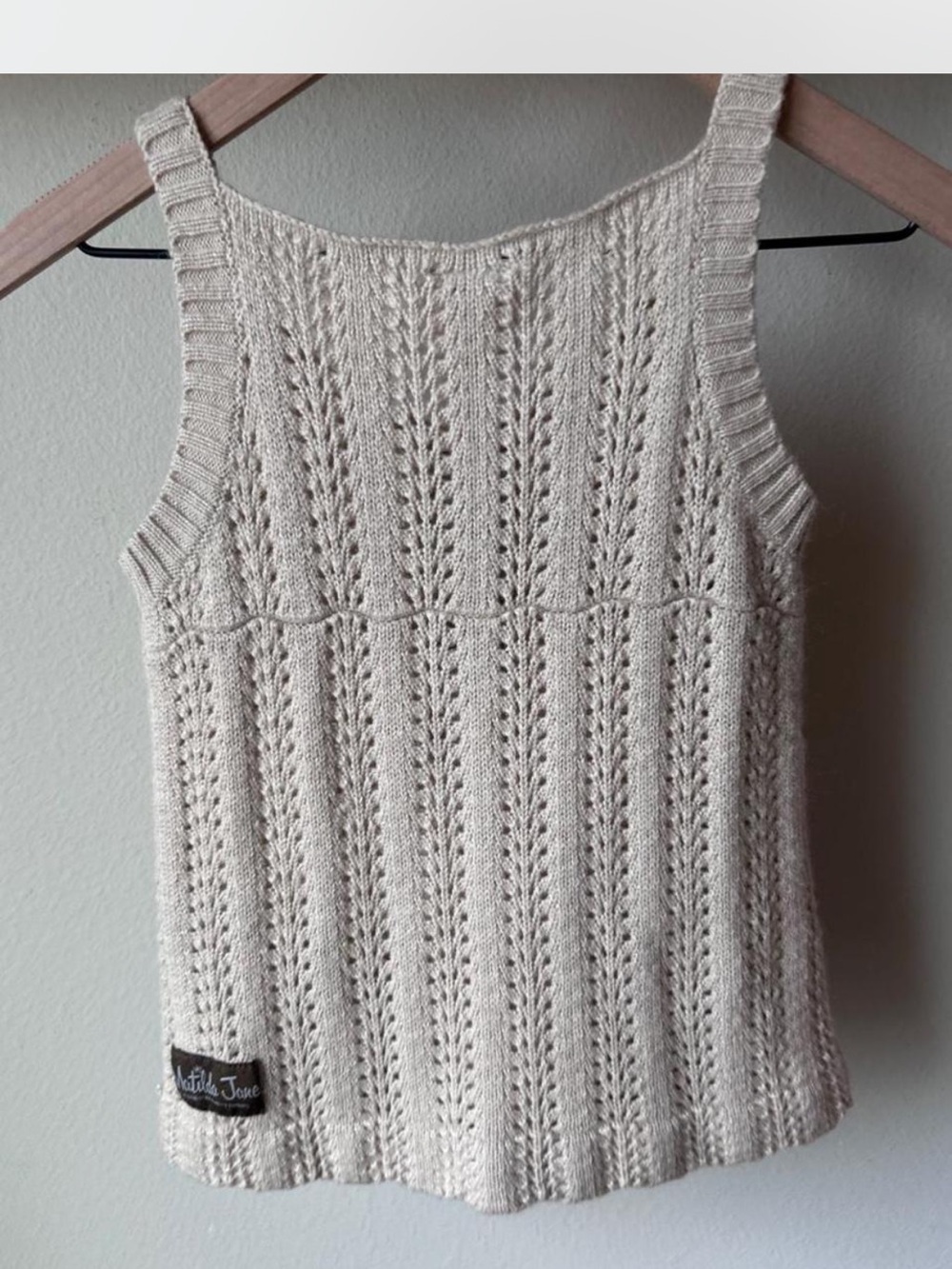Matilda Jane 6/8 Y knit top cream summer girls top boutique crochet - Picture 3 of 3
